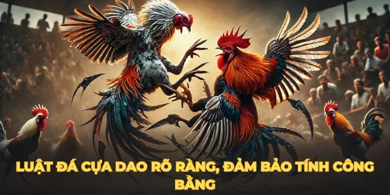 Luật đá cựa dao rõ ràng, đảm bảo tính công bằng